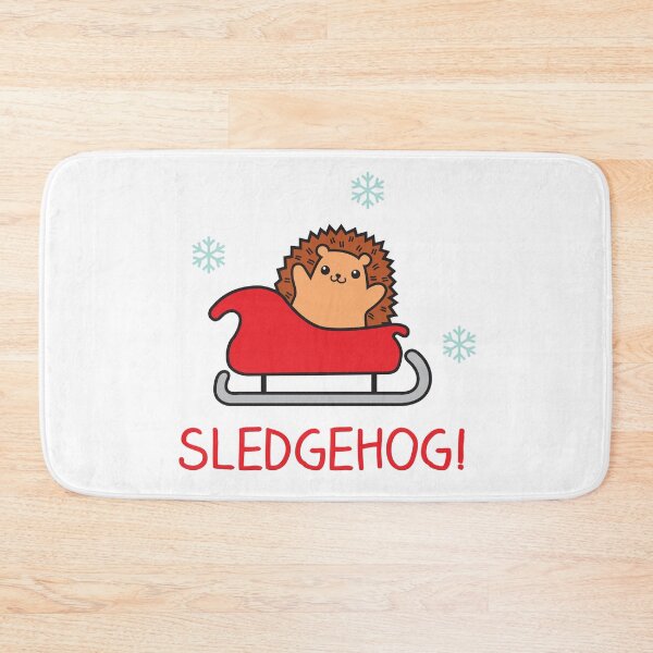 Item preview, Sledgehog, Christmade hedgehog in sledge designed and sold by IceCreamCat.
