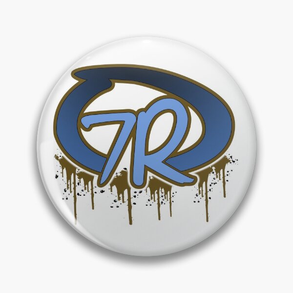 Item preview, 7Rock Logo - Blue On Blue w Brown Drips designed and sold by 7Rock.