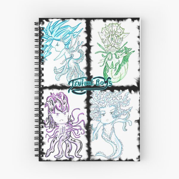 Item preview, Tentacle Boys Chibi poster designed and sold by LetZoeSpoilYou.