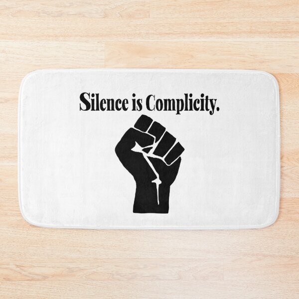 Item preview, Black Lives Matter Silence is Complicity designed and sold by KatharineArt.