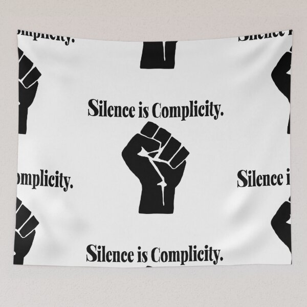 Item preview, Black Lives Matter Silence is Complicity designed and sold by KatharineArt.