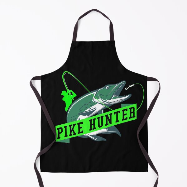 Item preview, Pike hunter predatory fish angler sport fisherman designed and sold by Twinstyle.