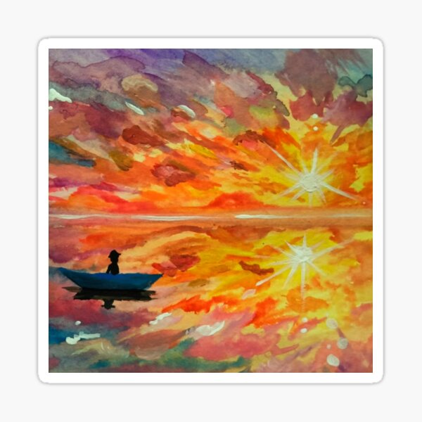 Aperçu de l'œuvre Peinture acrylique Crepuscule créée et vendue par Clyse Villaluz.