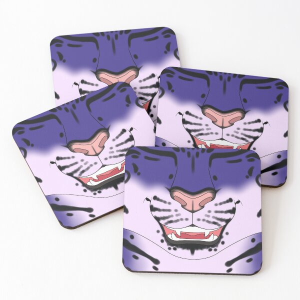 Item preview, Violet Snow Leopard Face designed and sold by KeishaMaKainn.