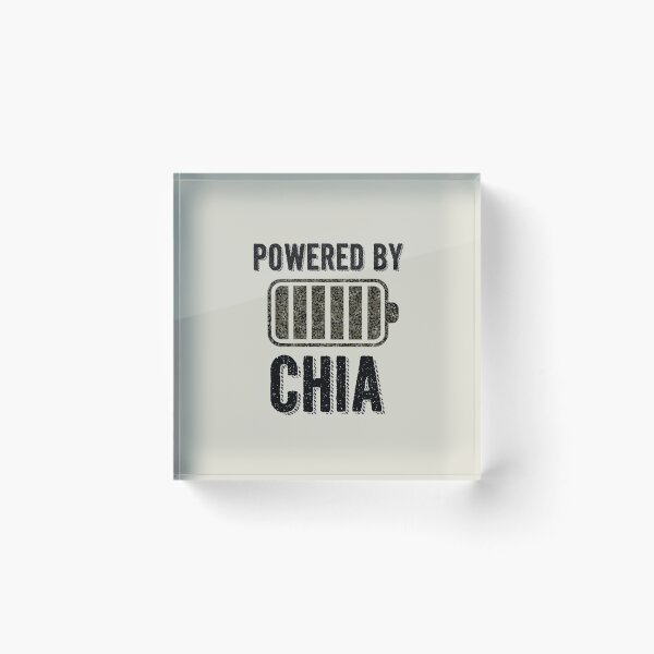 Item preview, Powered by Chia - Chia Seeds Superfood vegan designed and sold by mgoo.