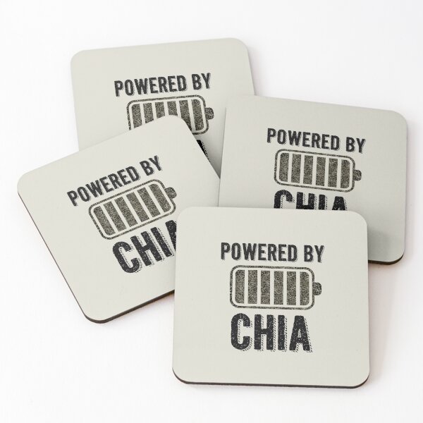 Item preview, Powered by Chia - Chia Seeds Superfood vegan designed and sold by mgoo.