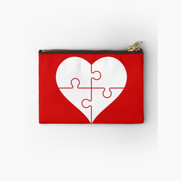 Item preview, White heart in a shape of a puzzle. Love, emotions, missing piece, idea. Healthy heart, medical concept.  designed and sold by TashaVector.
