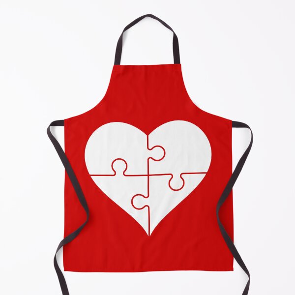 Item preview, White heart in a shape of a puzzle. Love, emotions, missing piece, idea. Healthy heart, medical concept. designed and sold by TashaVector.