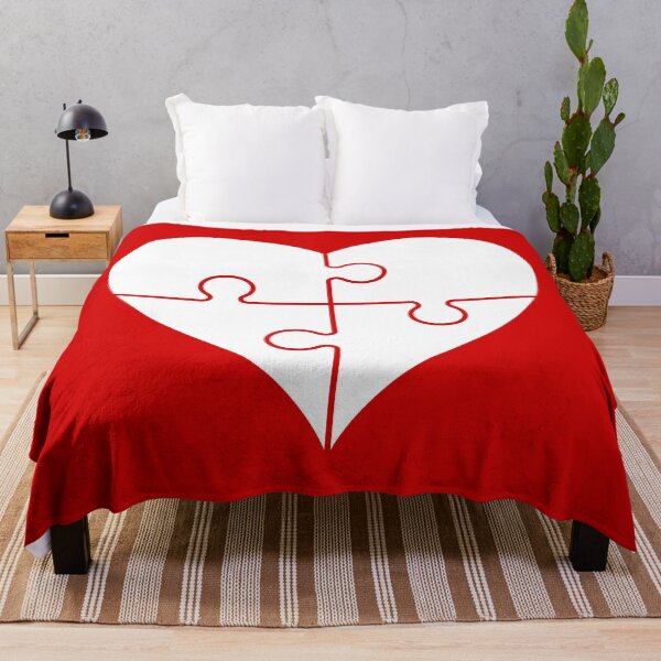 Item preview, White heart in a shape of a puzzle. Love, emotions, missing piece, idea. Healthy heart, medical concept. designed and sold by TashaVector.