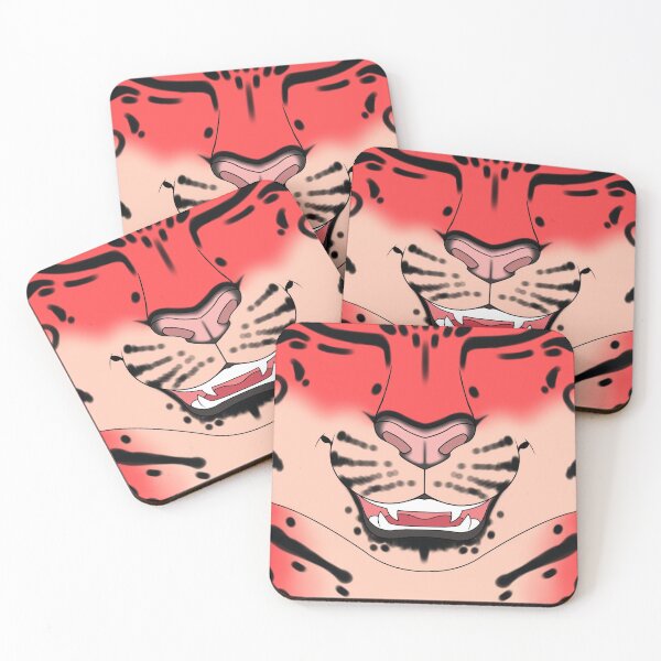 Item preview, Strawberry Snow Leopard Face designed and sold by KeishaMaKainn.