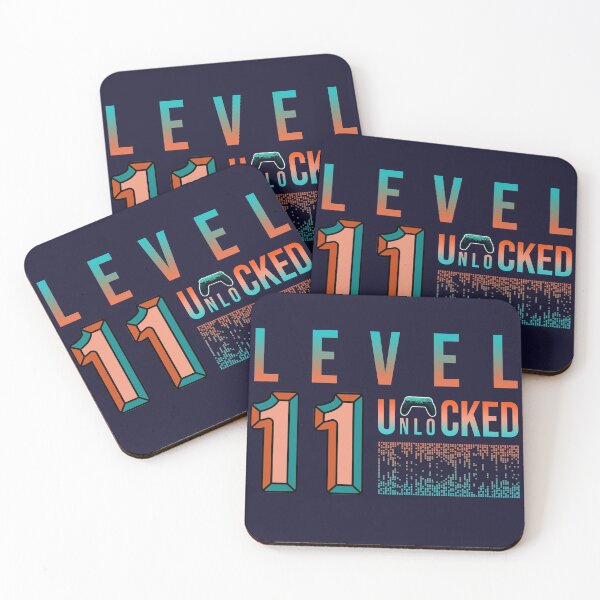 Item preview, 11th Birthday Level 11 Unlocked designed and sold by Designhub1000.