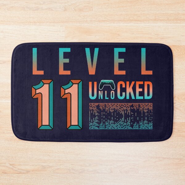 Item preview, 11th Birthday Level 11 Unlocked designed and sold by Designhub1000.