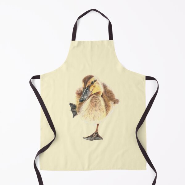 Item preview, Cute little Duckling with flipper in air designed and sold by rosemarydrawing.