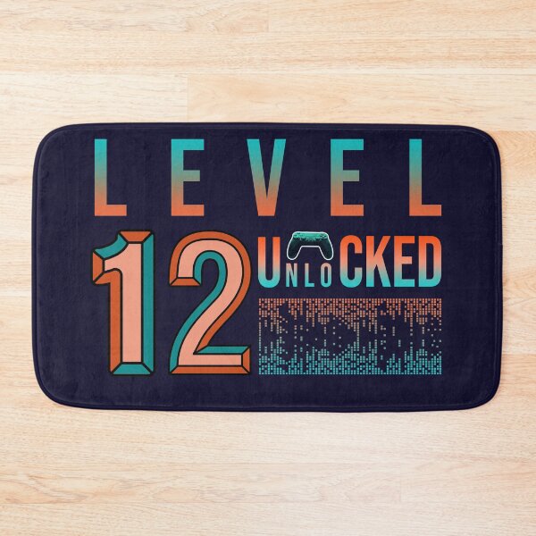 Item preview, 12th Birthday Level 12 Unlocked designed and sold by Designhub1000.