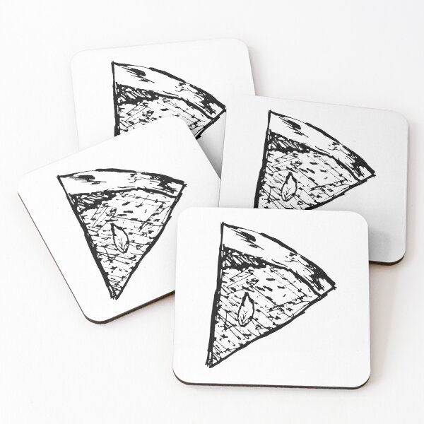 Item preview, Pizza Sketch with Basil Leaf designed and sold by Maria Simone.