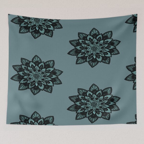 Item preview, Flower mandala pattern designed and sold by Mermaidssparkle.
