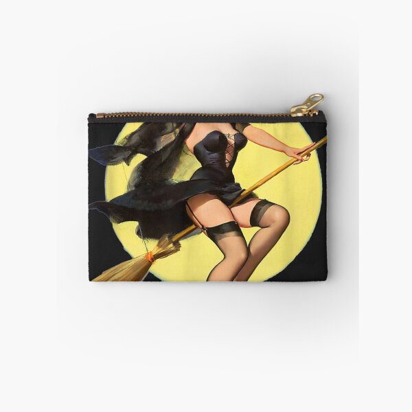 Item preview, Vintage Pin up Witch Halloween Pinup Girl Funny designed and sold by taydyreo.