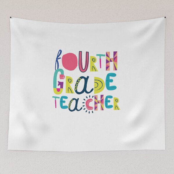 Item preview, Cute 4th Grade Teacher Gift Idea Back to School designed and sold by betternotes.