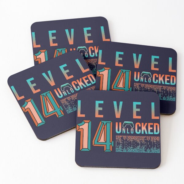 Item preview, 14th Birthday Level 14 Unlocked designed and sold by Designhub1000.