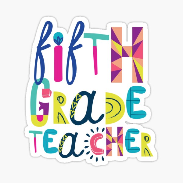 Item preview, Cute 5th Grade Teacher Gift Idea Back to School designed and sold by betternotes.
