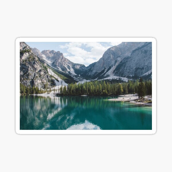 Item preview, Mountains, Pine Trees, and Green Lake designed and sold by GabryNY.
