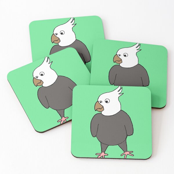 Item preview, White face Cockatiel Cartoon  designed and sold by Charlottebat.