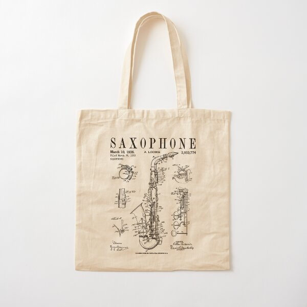 Artikel-Vorschau von Saxophon alte Vintage Patent Zeichnung Druck, designt und verkauft von GrandeDuc.