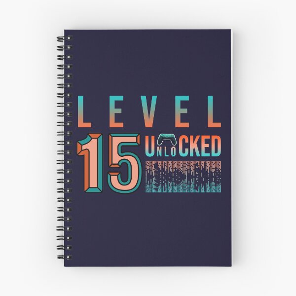 Item preview, 15th Birthday Level 15 Unlocked designed and sold by Designhub1000.