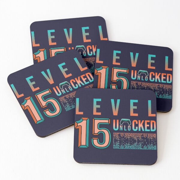 Item preview, 15th Birthday Level 15 Unlocked designed and sold by Designhub1000.