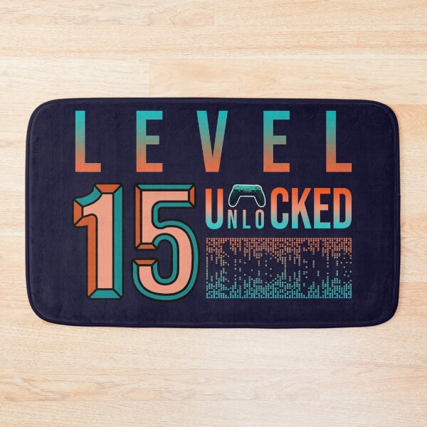 Item preview, 15th Birthday Level 15 Unlocked designed and sold by Designhub1000.