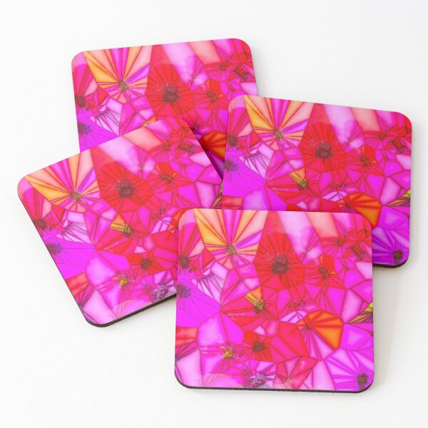 Item preview, Pink Wild Orchid Stained Glass designed and sold by Blu Happiness.