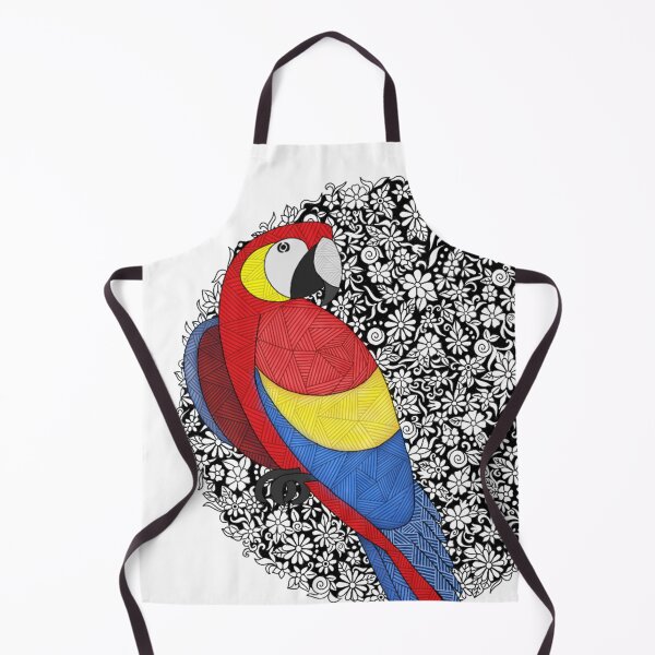 Item preview, Parrot on florals designed and sold by paviash.