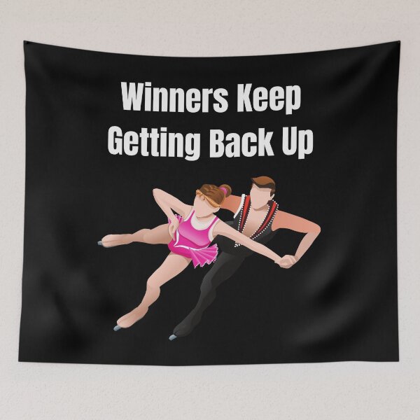 Item preview, Winners Keep Getting Back Up designed and sold by TeeZoneZtore.