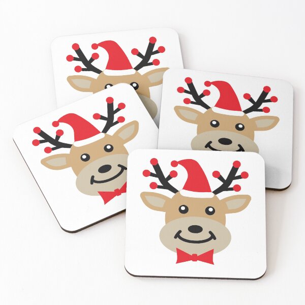 Item preview, Merry Christmas Reindeer Face, Funny deer designed and sold by Tanja Dianova.