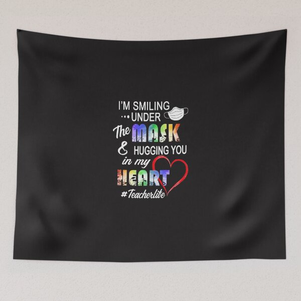 Item preview, I'm Smiling Under The Mask Hugging You In My Heart designed and sold by MyintThan09.