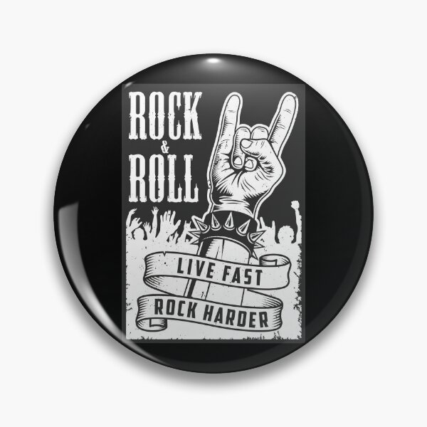 Artikelvorschau, Rock'n'Roll Live Fast Rock Härter entworfen und verkauft von Vector Scout Lab.