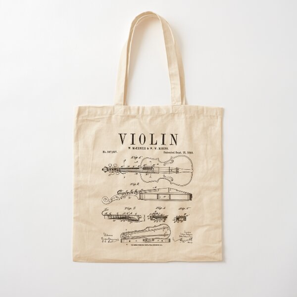 Item preview, Violin Old Vintage Patent Drawing Print designed and sold by GrandeDuc.