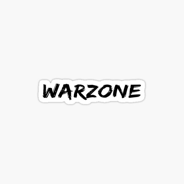 "Warzone" Sticker for Sale by ExploreStore | Redbubble