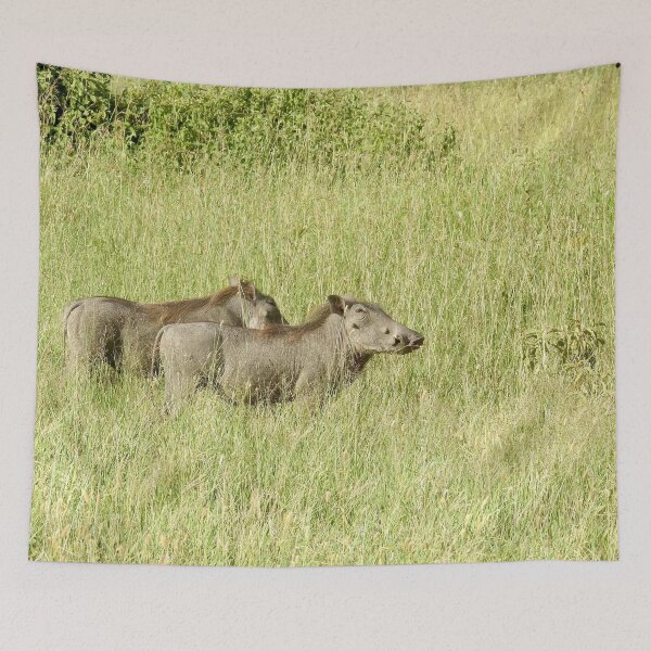 Item preview, Warthogs in Serengeti, Tanzania designed and sold by Heaven-Earth.