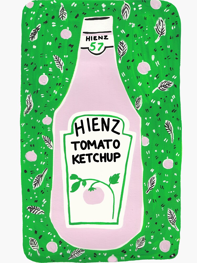 Heinz Tomato Ketchup Sticker For Sale By Alexartdreams Redbubble