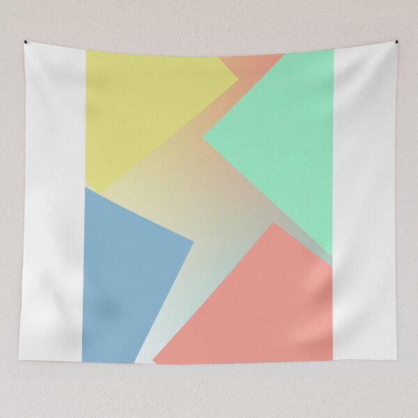 Item preview, colorful pattern rainbow square designed and sold by CoreiDesign.