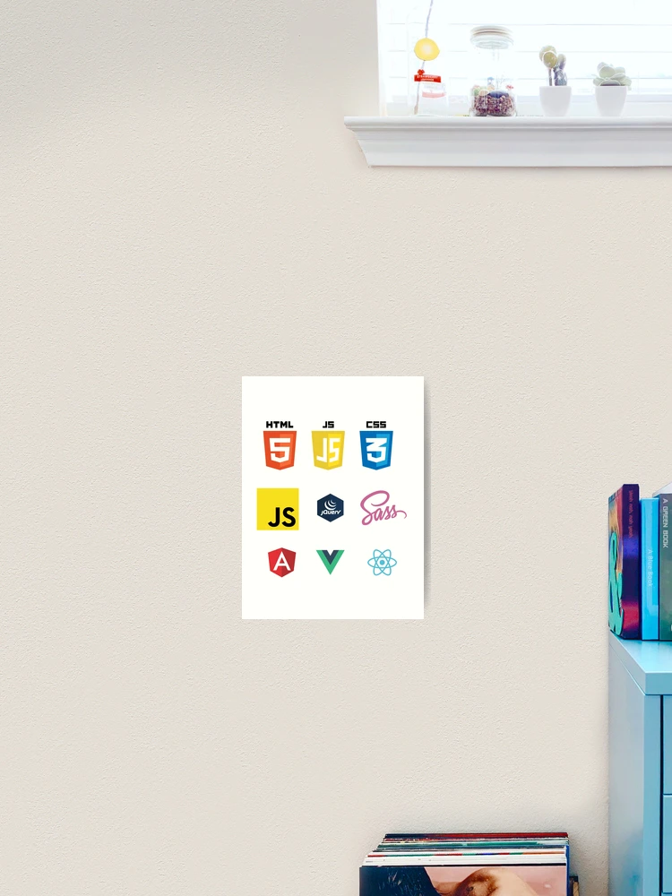 Thumbnail 2 of 3, Art Print, Ultimate Frontend Developer Programming Language Design designed and sold by codingpotato.