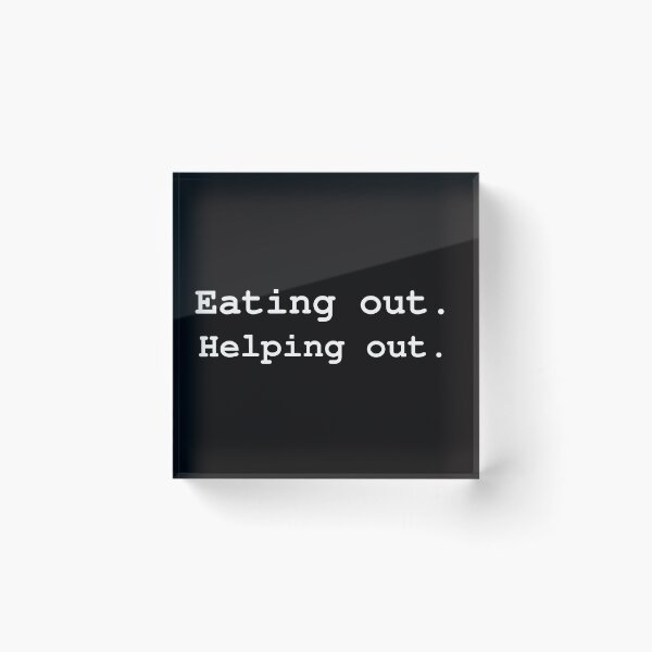Item preview, Eating out, helping out. designed and sold by crikz.