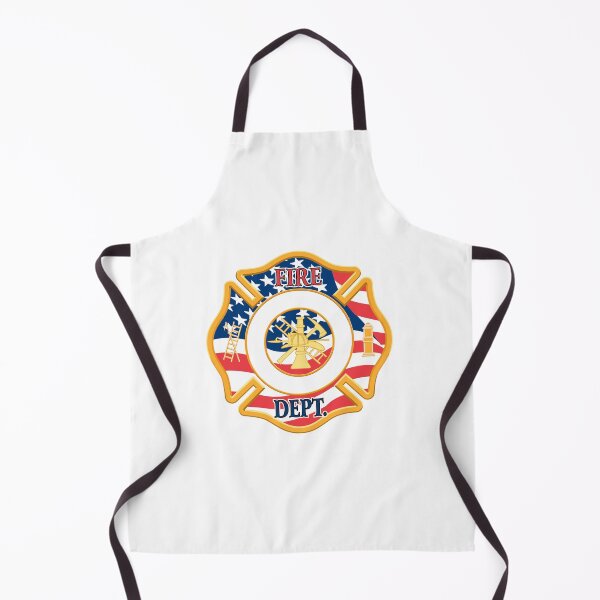 Item preview, Fire Department Maltese Cross Firemat Design with American Flag designed and sold by cartattz.