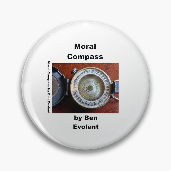 Item preview, moral compass joke author name pun designed and sold by 6059.