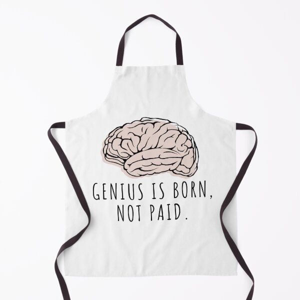 Item preview, genius is born, not paid designed and sold by knst-wrk.