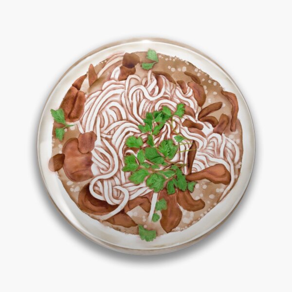 Item preview, Watercolor Illustration of Chinese Cuisine - Guangxi Yulin Beef Offal Rice Noodle | 玉林牛杂粉 designed and sold by iswenyi.