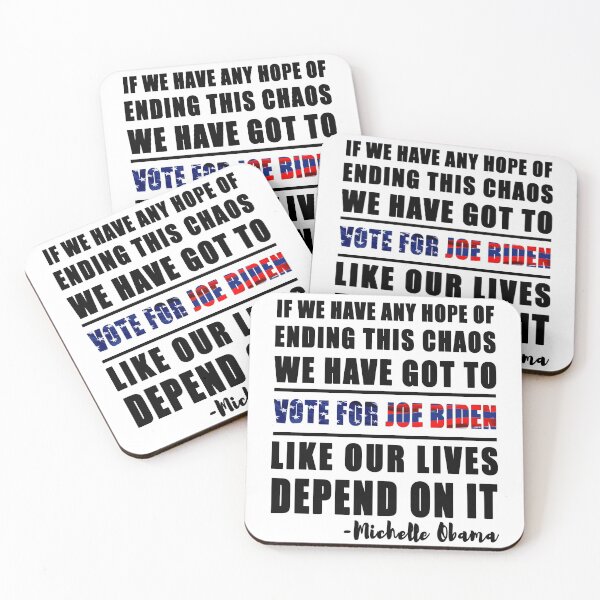 Item preview, Vote for Joe Biden 2020 Michelle Obama quote designed and sold by GoodyLeo.