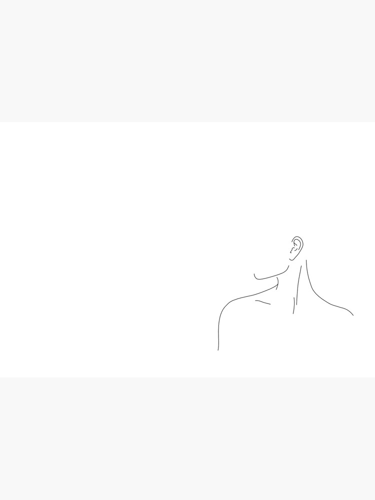 Figure line drawing illustration - Uma by TheColourStudy
