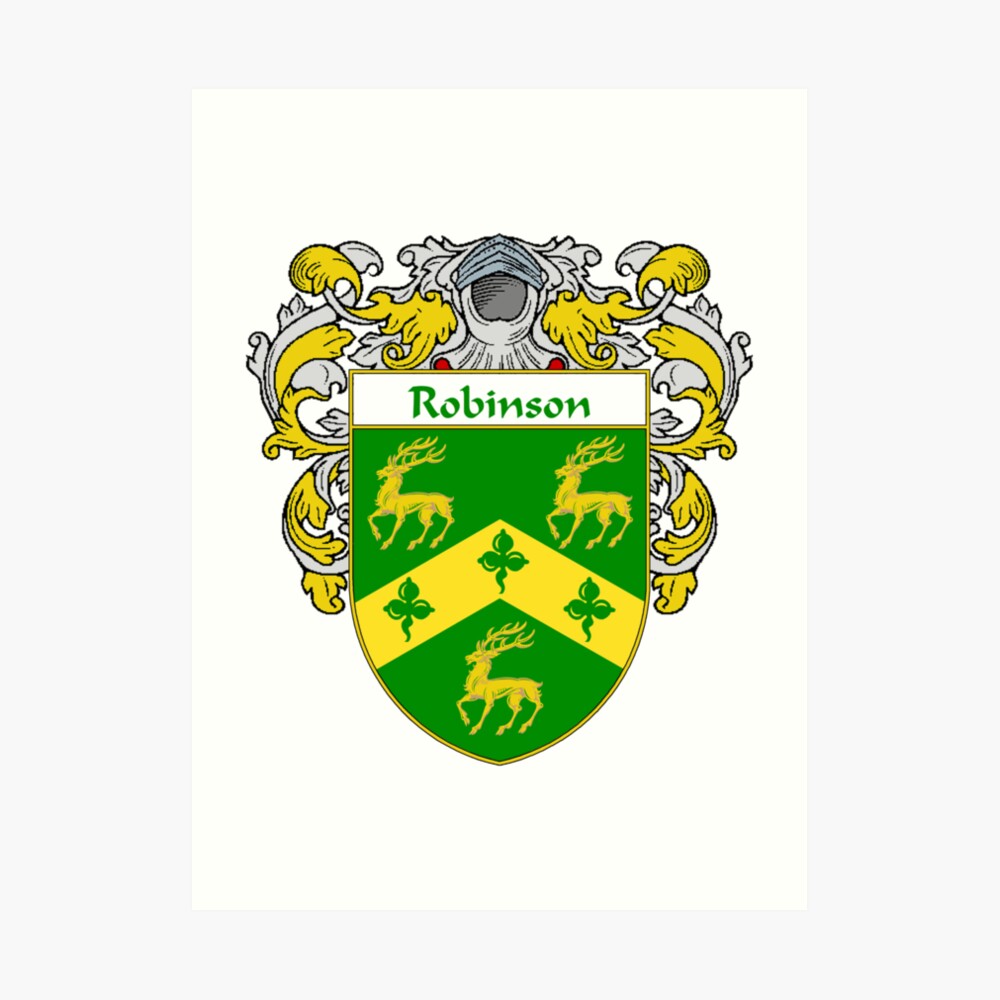 Robinson Coat of Arms / Robinson Family Crest | Greeting Card